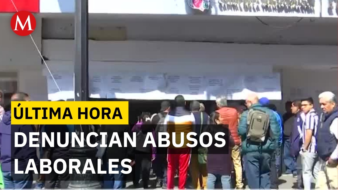 Caos por protesta en CDMX: Trabajadores denuncian abusos laborales y de género