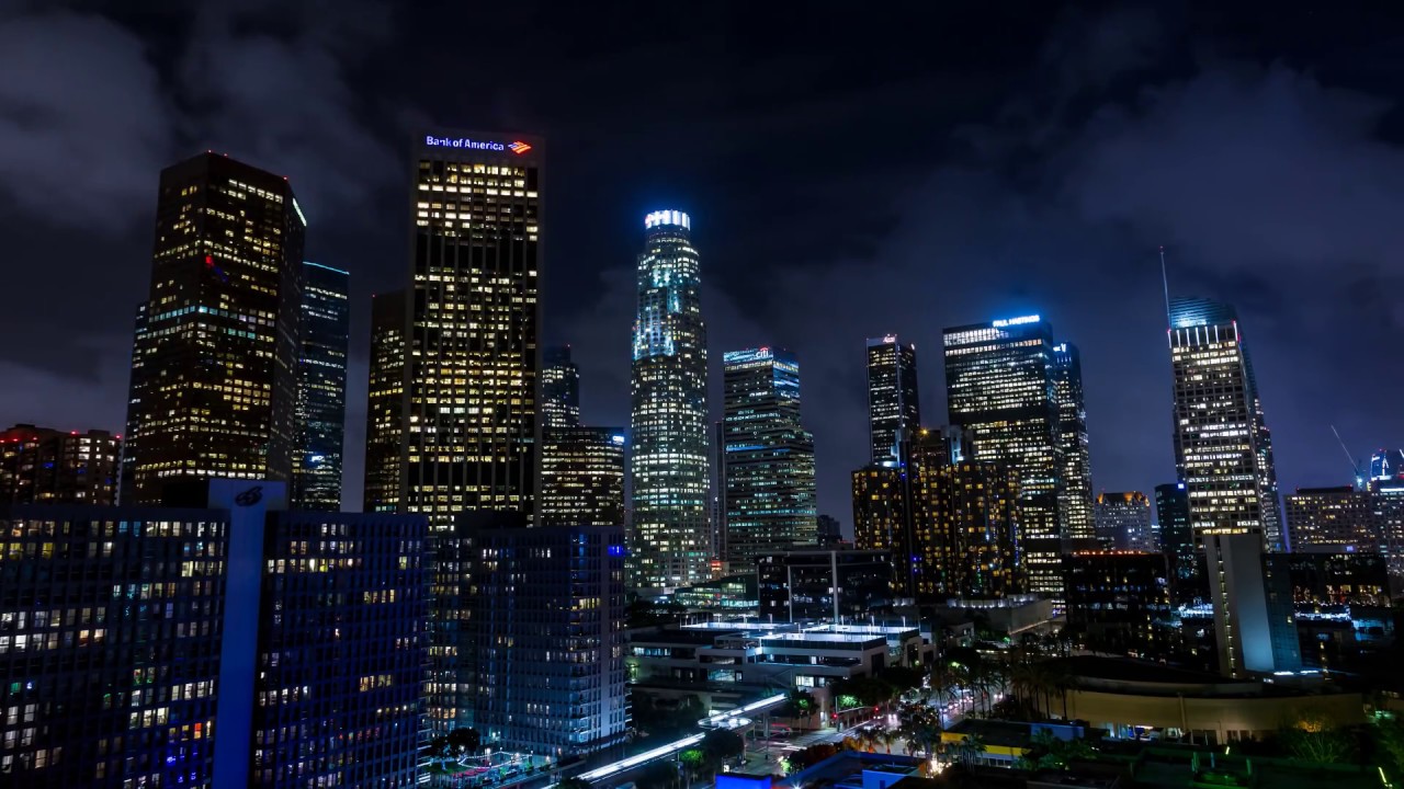 Los Angeles Skyline Wallpaper 4K