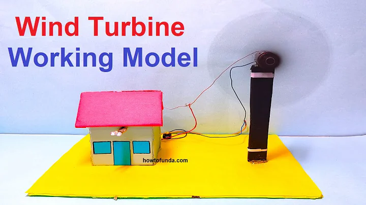 wind turbine working model(windmill) | eco friendly inspire award science project | howtofunda