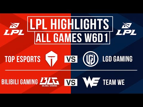 LPL Highlights ALL GAMES Week 6 Day 1 | LPL Spring 2024