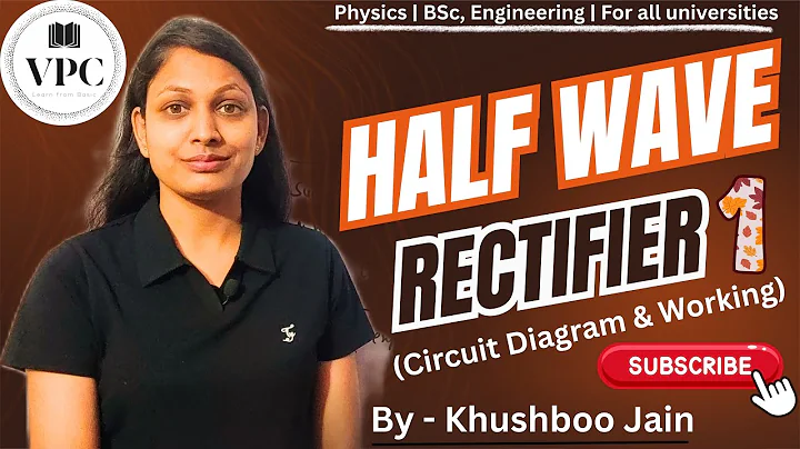 Half Wave Rectifier (Circuit diagram & working) | lect.-01 | rectifier #circuit #electronic #bsc 