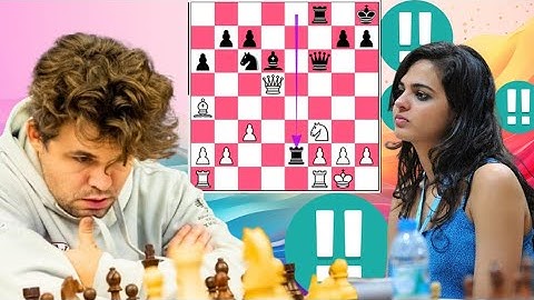 Max Magnus Carlsen vs Tania Sachdev Chess game 10