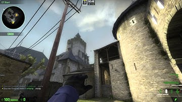Cobblestone CT Spawn to Long B Smoke