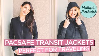 Full Review of Pacsafe's Anti-theft Transit Women's Travel Jacket and Hoodie