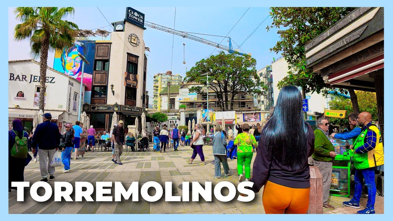 Torremolinos Spain 4K Walk | Bajondillo Beach to Town Centre