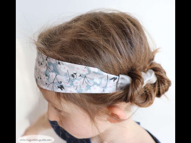 Tuto : coudre un bandeau ou headband élastiqué 