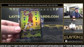 2021/22 Panini Contenders Optic Basketball Hobby 10 Box Half Case Break #26   PICK YOUR TEAM