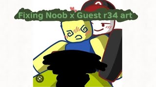 sveth on X: ROBLOX noob x guest #robloxart  / X