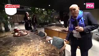 Marco Caredda presenta IPiDiA VideoTour in Flexform Stand-Salone Internazionale del Mobile 2017