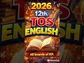 12th,All bises(BOARDS) of KP Table Of Specification, English,2026