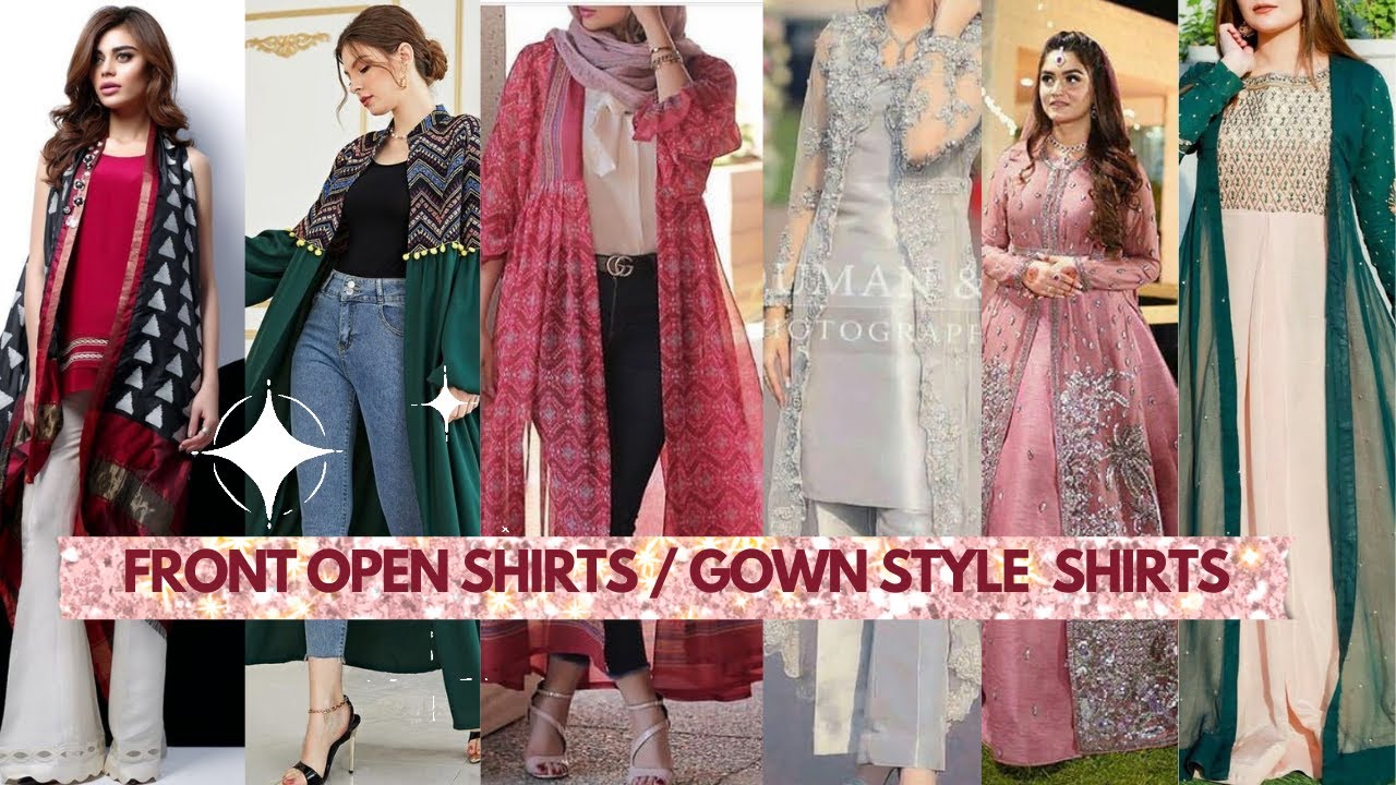 Gown with Inner Shirt – Designer Wear