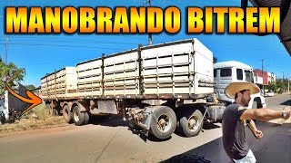 NENI MANOBRANDO BITREM COM MULA 1935!