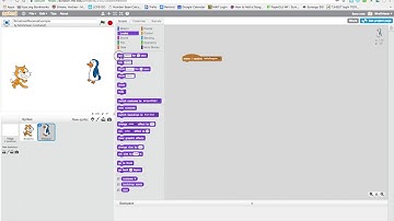 Scratch:  Broadcast and Receive Blocks (1 in series)