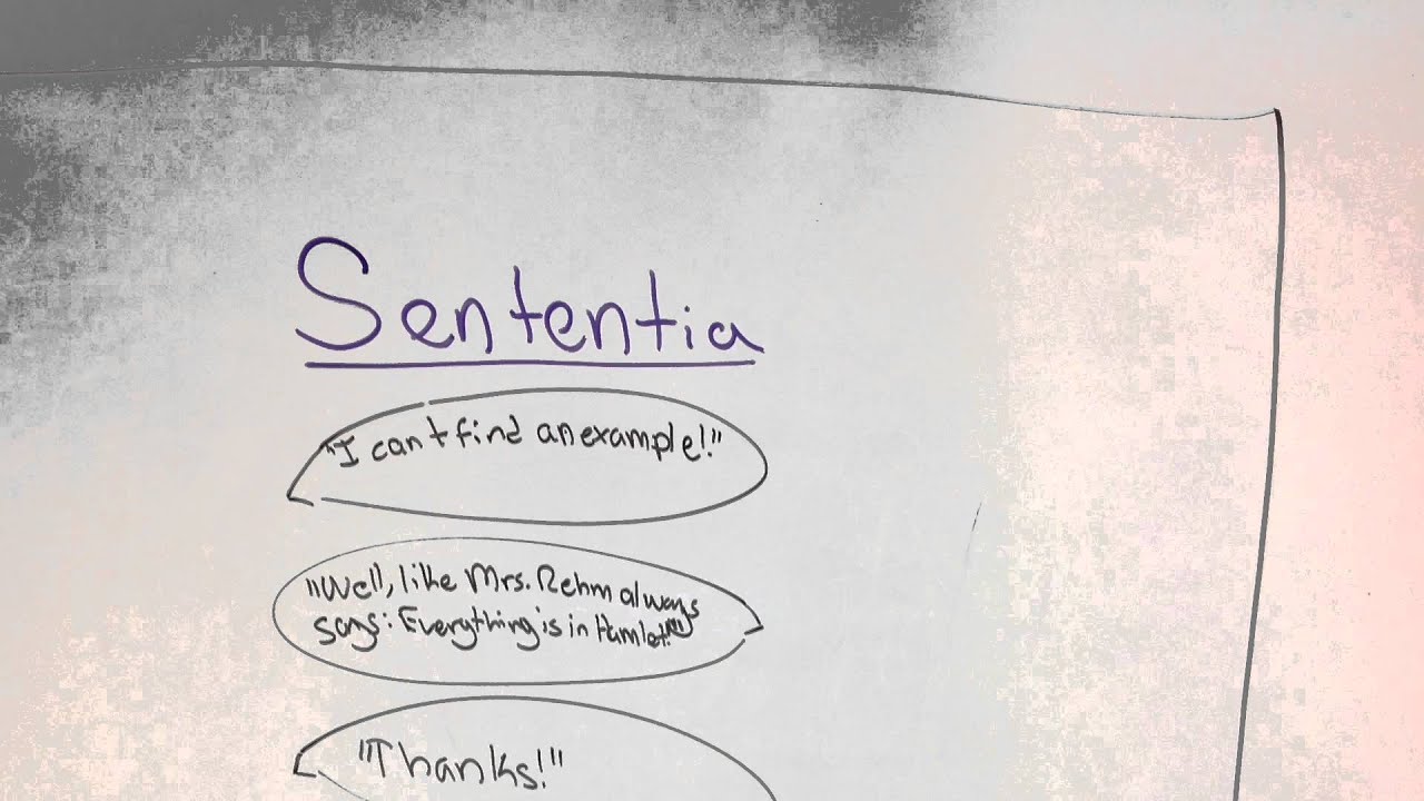 Literary Devices - Rehm 1A -Mark & John - Sententia - YouTube