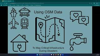Using OpenStreetMap data to Map Critical Infrastructure During Disasters – Rachel Stevenson