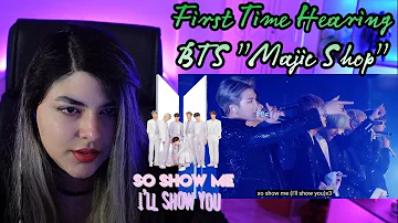 First time Reacting to BTS (방탄소년단) - Magic Shop Live Performance [Eng Sub] & HD 4K - English Lyrics