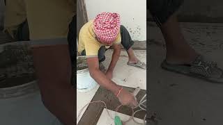 2 / 4 floor tile fitting#qualityflooring #anujtiles #elevationtiles #construction #ekmotahathighumec