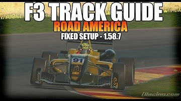 F3 Track Guide - Fixed Setup @ Road America | iRacing