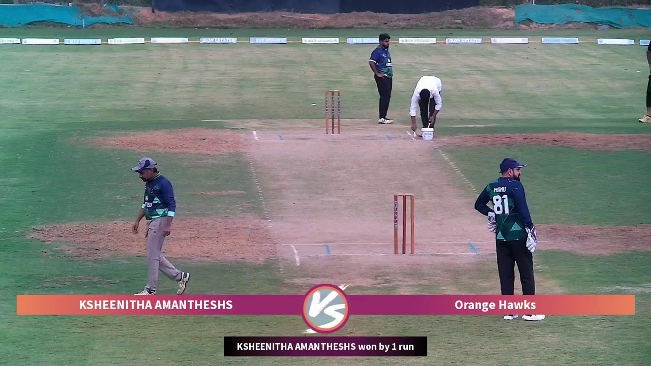KSHEENITHA AMANTHESHS vs Orange Hawks live cricket match | 24-Jan-26 11:00 AM 15 live - YPL-2026