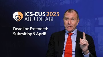 ICS-EUS 2025: Abstract Deadline Extended! Submit by 9 April