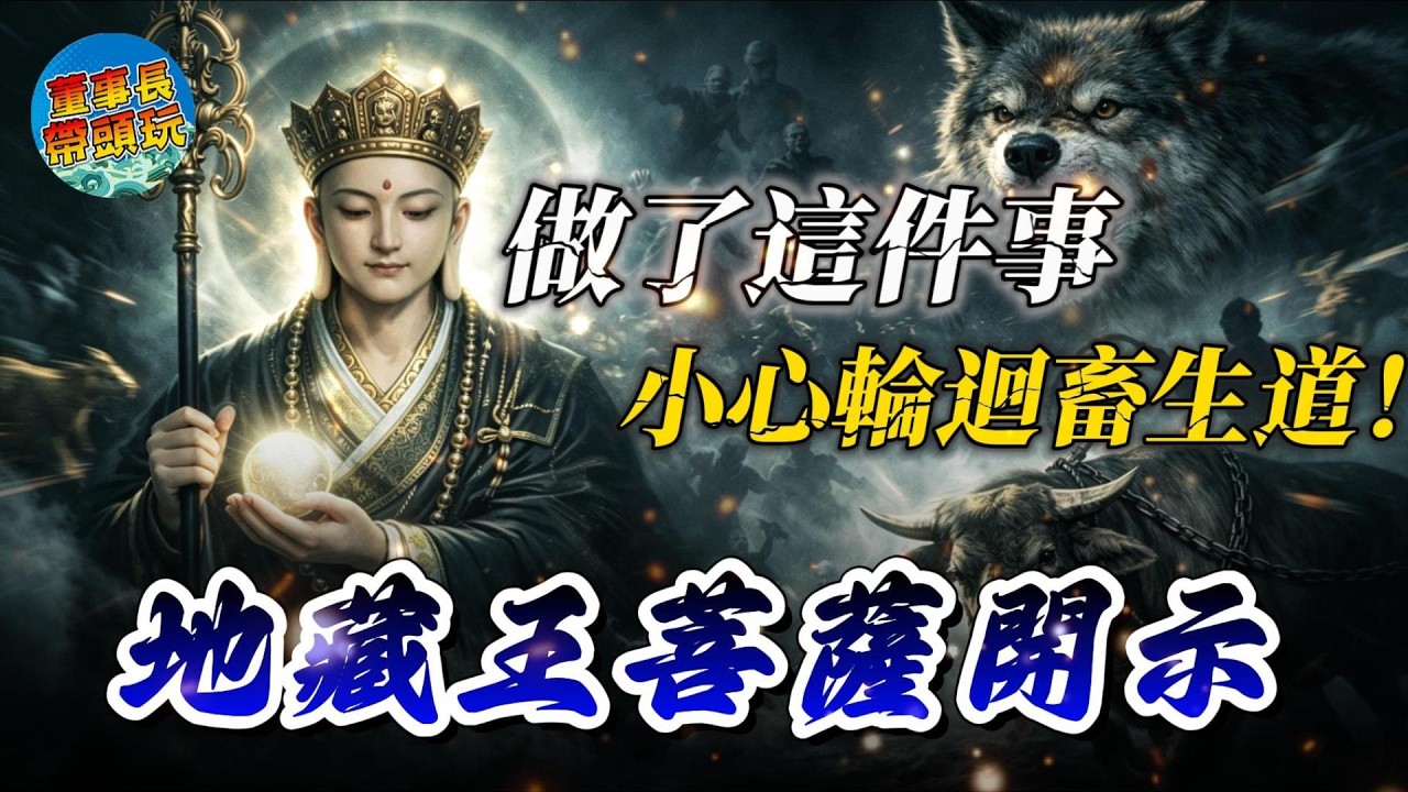 【地藏王菩薩想要告訴你】做了這件事，小心輪迴畜生道！