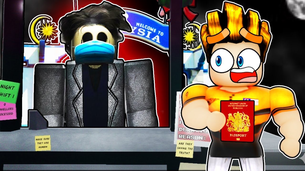 Seram Pekerja Imigresen Border Thailand Diganggu Anomali😱👹😱┃ Terminal 13: Not Human Roblox Malaysia