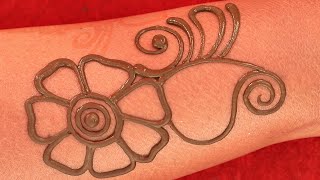 miraculous arabic mehndi design for back hands | easy henna design | new mehendi, mehandi ka design