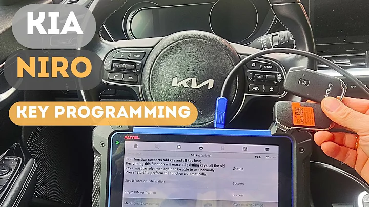 2019-2021 Kia Niro key programming by Autel IM608. Kia Niro how to program a new key.