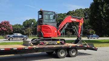 Hauyee HY35C Tree Removal and Cutting a Driveway!