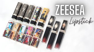 BIYW Review Chapter: #266 ZEESEA LIPSTICKS SWATCH & REVIEW - THỬ 3 DÒNG SON NỘI ĐỊA TRUNG ZEESEA