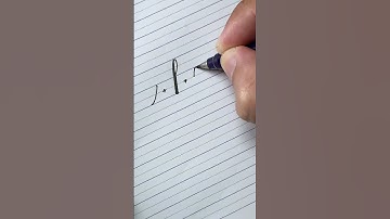 How To Calligraphy for Beginners | Calligraphy lowercase letters k |  Tutorial and Tips Calligraphy