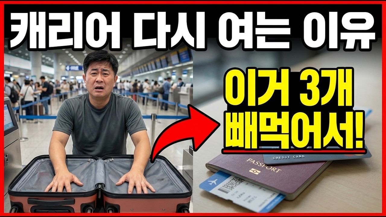 여행전 짐 같이 싸봅시다  / 해외여행 준비물 체크 리스트 브이로그