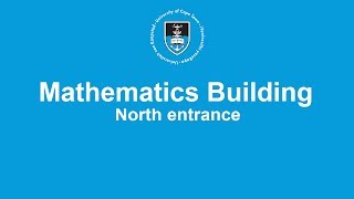 Maths Building - North Entrance - Uct Video Venue Finder