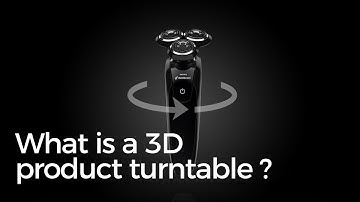 What is a 3D product turntable ?