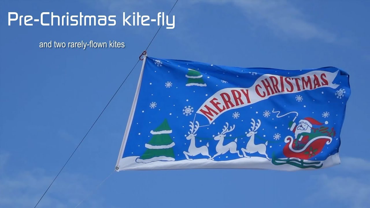 PreChristmas kitefly & two seldomflown kites YouTube