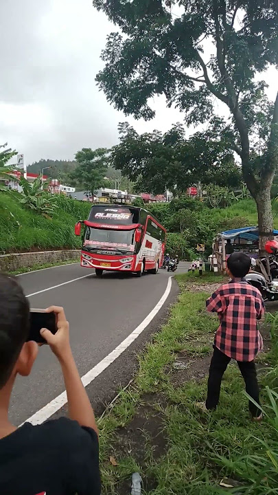 Telolet Basuri Bus Langsung Jaya 'Alesha' 🎵 Nada Pinguin