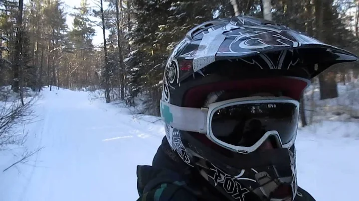 Maple leaf Snowskimmers 177 trail- reverse view Br...