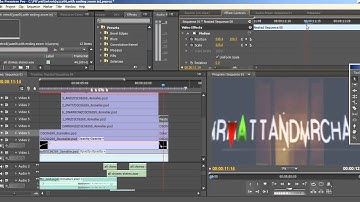How I made my intro - adobe ps&premier.  Part 4 - The ending/Nested Layers