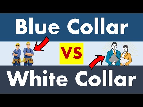 Video: Unde este gulerul alb-albastru?