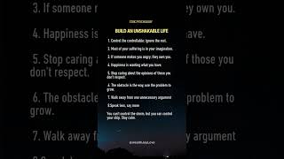 8 Principles That Make You Unshakable #stoicism #mindset #psychology