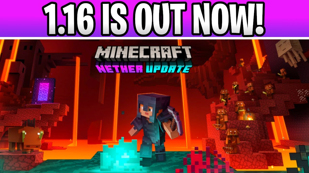 MCPE 1.16.0 NETHER UPDATE RELEASED! Minecraft Pocket Edition Nether Update  Out Now! 