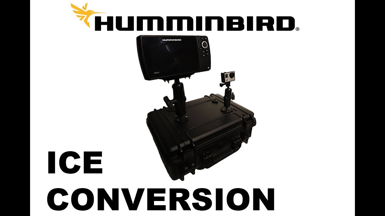 The BEST Hummingbird Fish Finder Ice Conversion (Step By Step HowTo