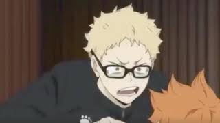 Tsukishima’s voice crack