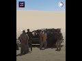 تاه في الصحراء وترك وصيته لتخبر عنه بعد وفاته
