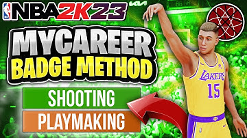 NBA 2K23 How to Get Shooting Badges FAST & Playmaking Badges