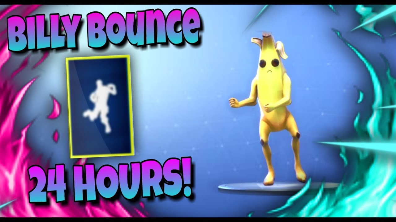 Fortnite BILLY BOUNCE DANCE EMOTE 24 HOURS! Season 9 - YouTube