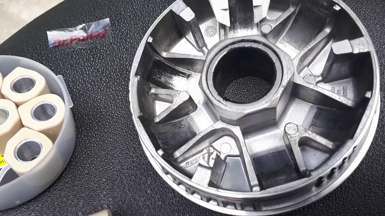 CAMBIO DE ROLLERS  MALOSSI POR ROLLERS DR PULLER BWS125 X