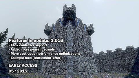 Medieval Engineers - Update 02.016 - Xbox controller support