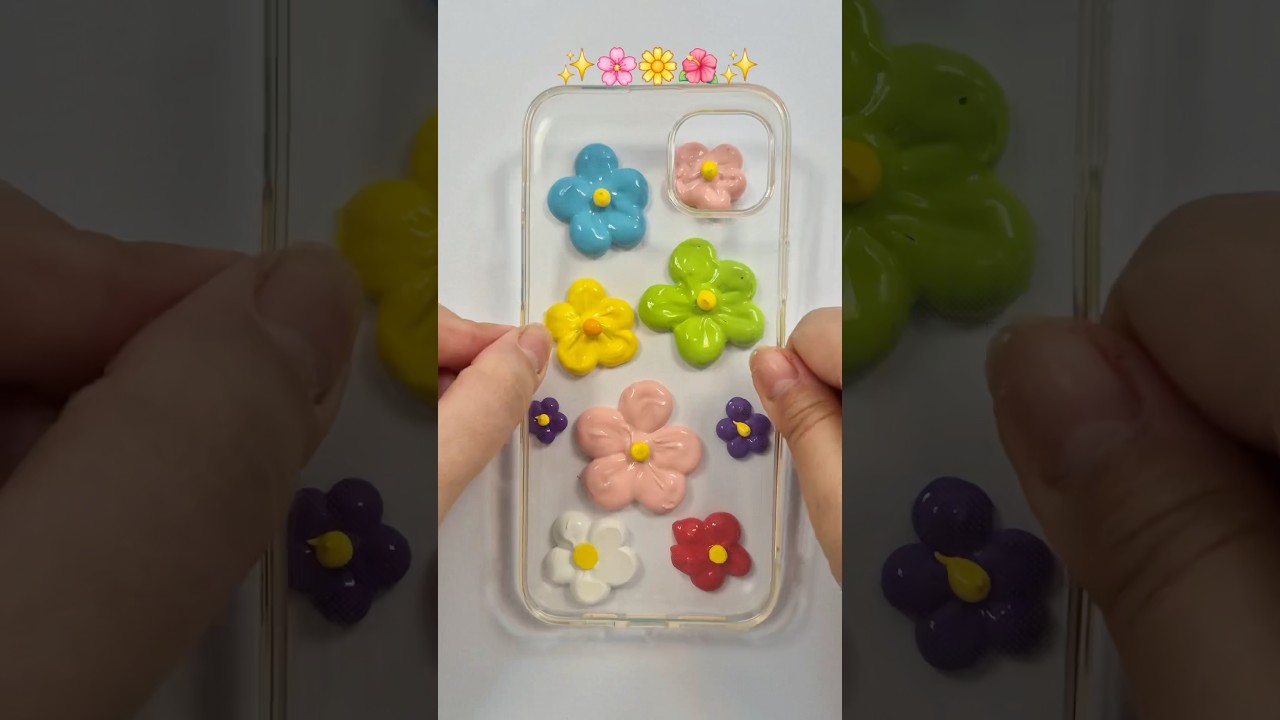 Satisfying rainbow flowers 