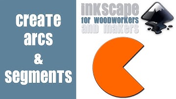 create arcs and segments using inkscape